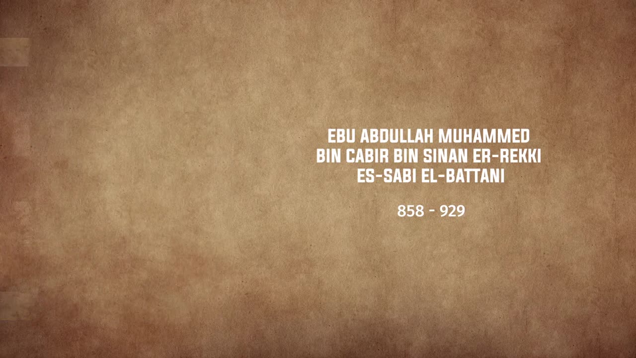 Müslüman Bilim Adamları - Battani