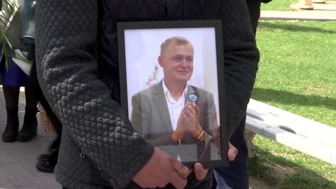 Ukraine's Lviv mourns victim of Russian missile attack