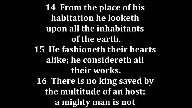 Psalms 33 King James version