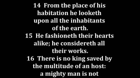 Psalms 33 King James version