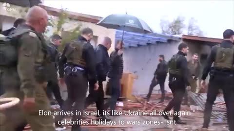 Elon arrives in Israel, its like Ukraine all over again