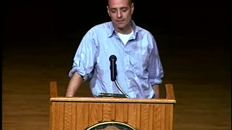 November 11, 2003 - "Fast Food Nation" Author Eric Schlosser at DePauw University