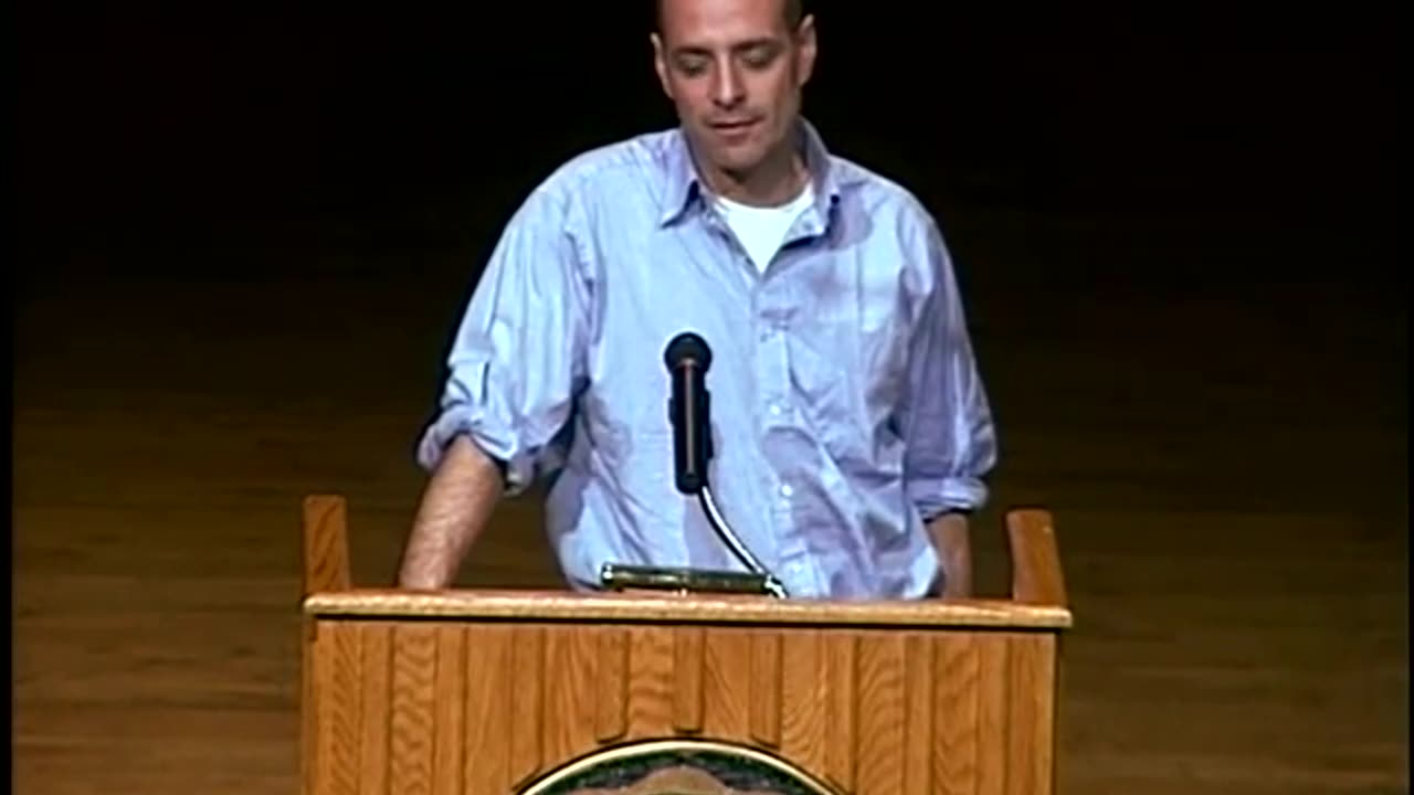 November 11, 2003 - "Fast Food Nation" Author Eric Schlosser at DePauw University