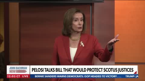 NANCY PELOSI CONFRONTED BY NEWSMAX