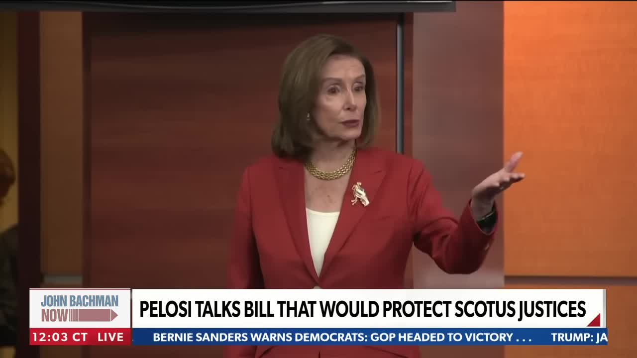 NANCY PELOSI CONFRONTED BY NEWSMAX