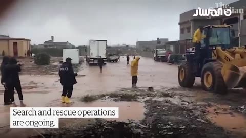 Storm Daniel causes deadly floods in Libya