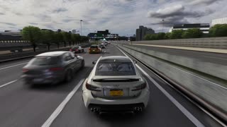 Lexus RC In Traffic - Assetto Corsa