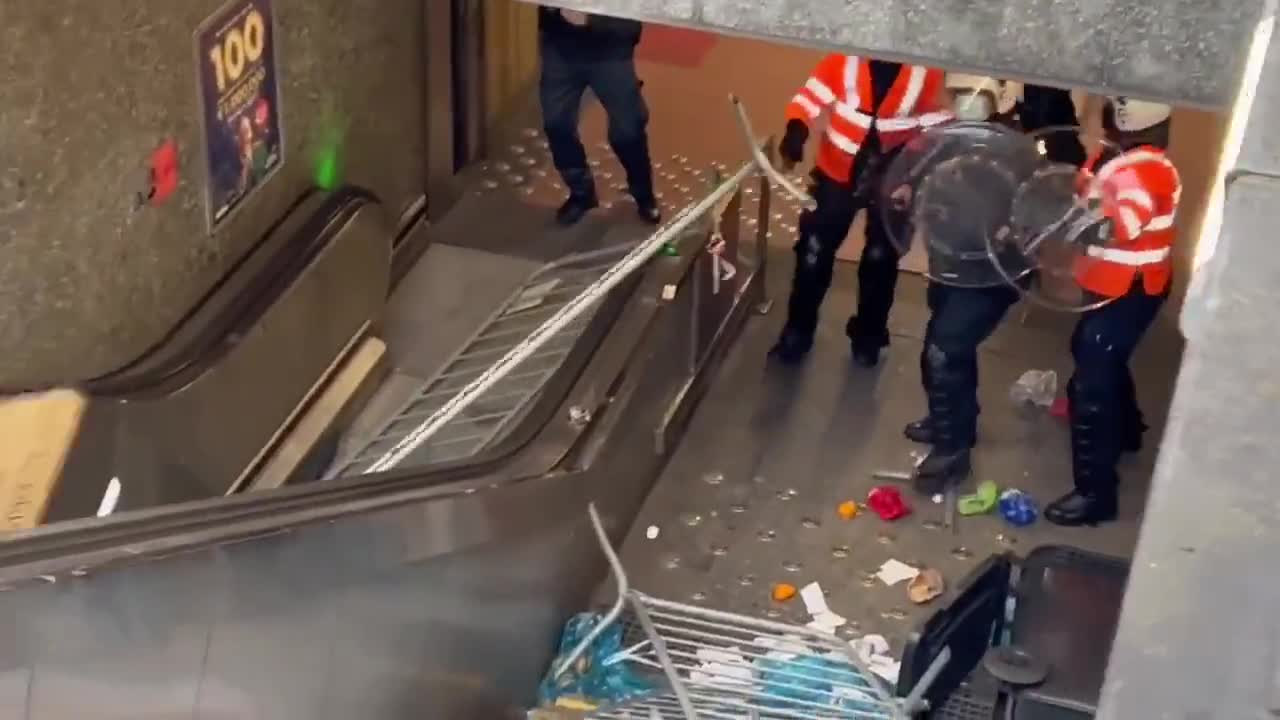 Today's rally in Brussels was shutdown by their government. This was the response.