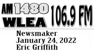 Wlea Newsmaker, January 24, 2022, Eric Griffith