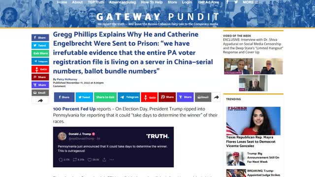 Bunker Report 11/12/22 More Bad News America. It's a S**t Show.