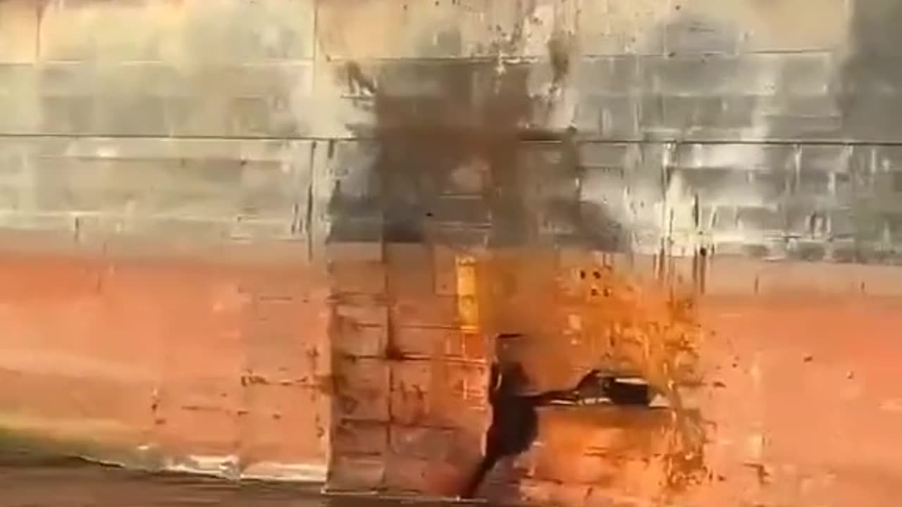 This is the condition of the Israeli ship "number 9" that was hit by a Yemeni missile