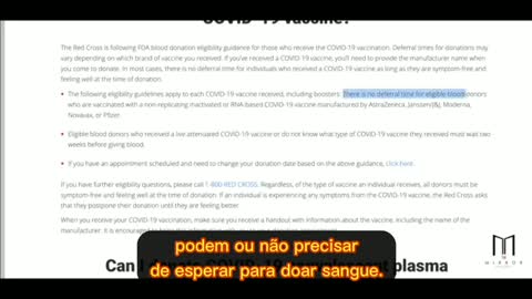 ⚠️💉"SANGUE VACINADO" - TRANSFUSÕES DE SANGUE DE VACINADOS💉⚠️