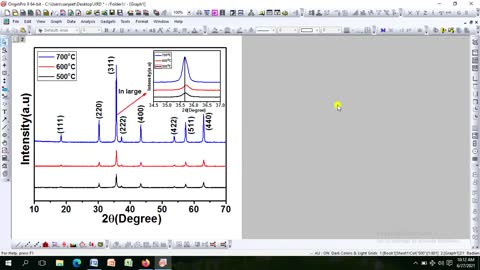 Design_Draw_Plot Standard Format of XRD Patterns using Origin Software