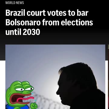 NewsFlash - Brazil Judges Blocks Bolsonaro from Seeking Re-election until 2030
