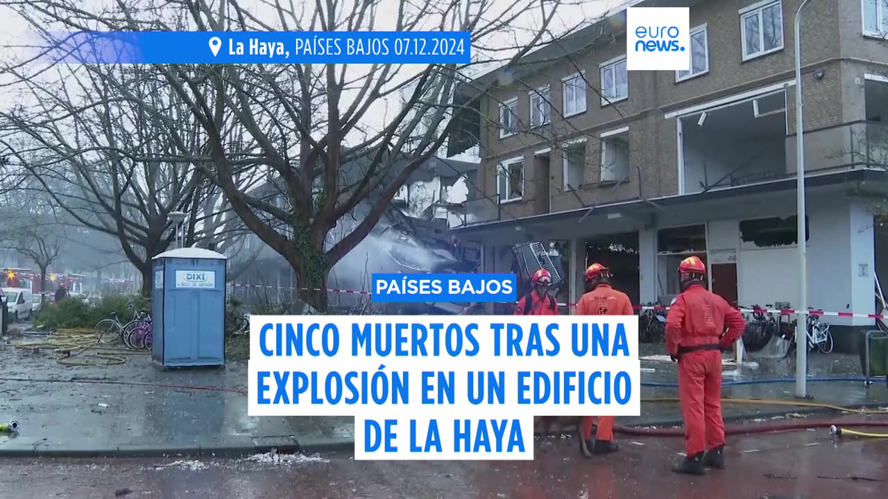 Al menos cinco muertos tras una explosión en un bloque residencial de La Haya