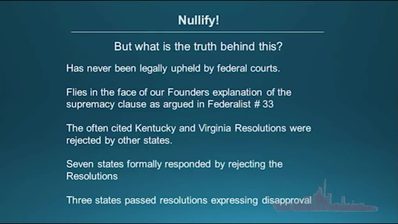 Nullification - The Truth Exposed