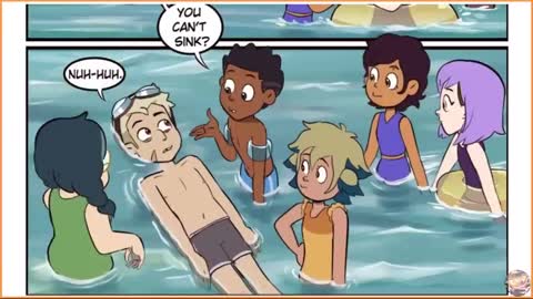 85_THE OWL HOUSE COMIC - BEACH, SUN, FLOATING