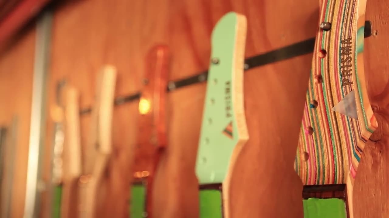 E4E. ART238 M&M | VDS8 | PRISMA GUITARS - Guitars Made From Skateboards