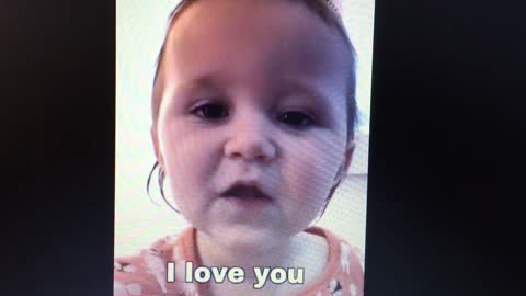Cutest baby EVER and has a MOTIVATIONAL MESSAGE