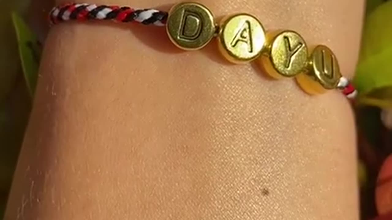 Custom Alphabet Name Bracelet - Tridatu Style
