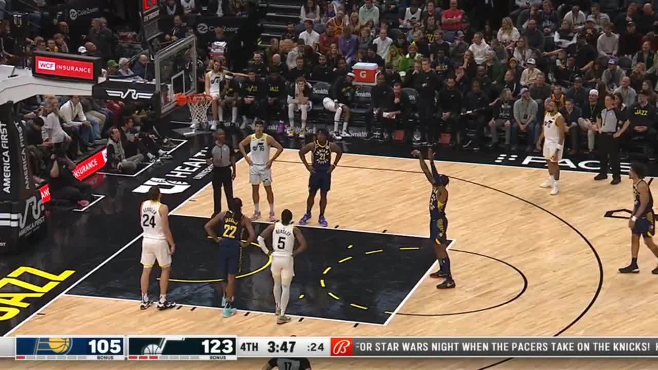 Indiana Pacers vs Utah Jazz Game Highlights LAST 3 MINUTES NBA 2022