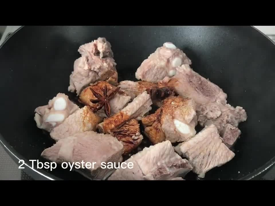 Delicious Pork Ribs with Oyster sauce Chinese Style Recipe