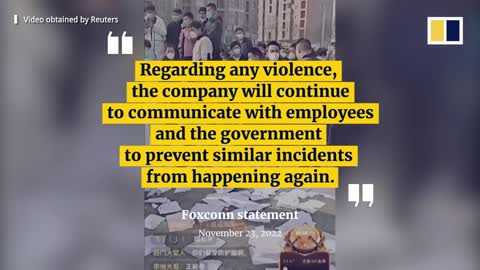 Violence erupts at world’s largest iPhone factory over benefits and Covid-19 controls