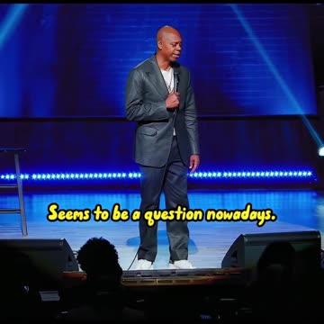 Chapelle on Transgenders.