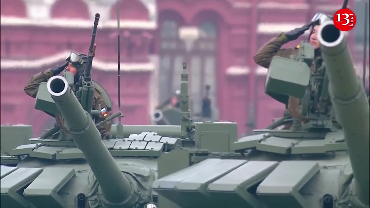 A far cry from 2022, no modern tanks paraded on Red Square on Victory Day this year