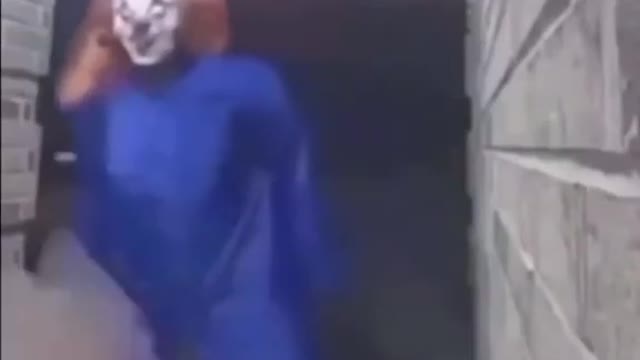 Clown scares people in a dark place who get angry with the funny scare 😂🤣😂😁