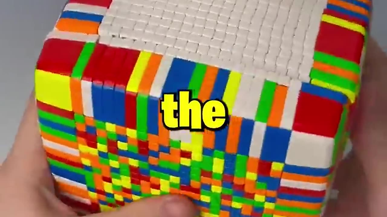 World largest cube in world ever.solving largest 100X100 cube ..