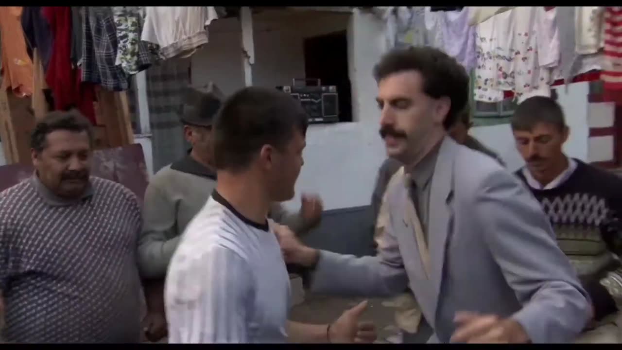 Borat dancing with ****