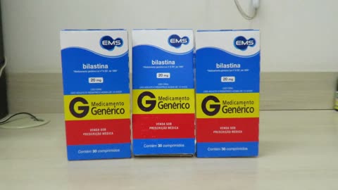 Kit 3 Unidades Bilastina 20mg 30 Comprimidos EMS Genérico