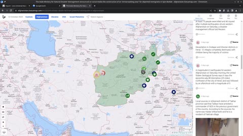 Earthquake Afghanistan (Mostly Children Dead) 10-10-12 2023