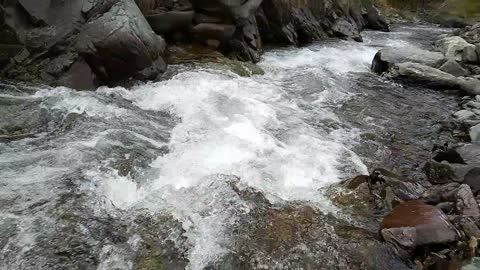 Kyrgyz mountain river