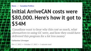 Justin Trudeau's %54 Million ArriveCAN Scandal