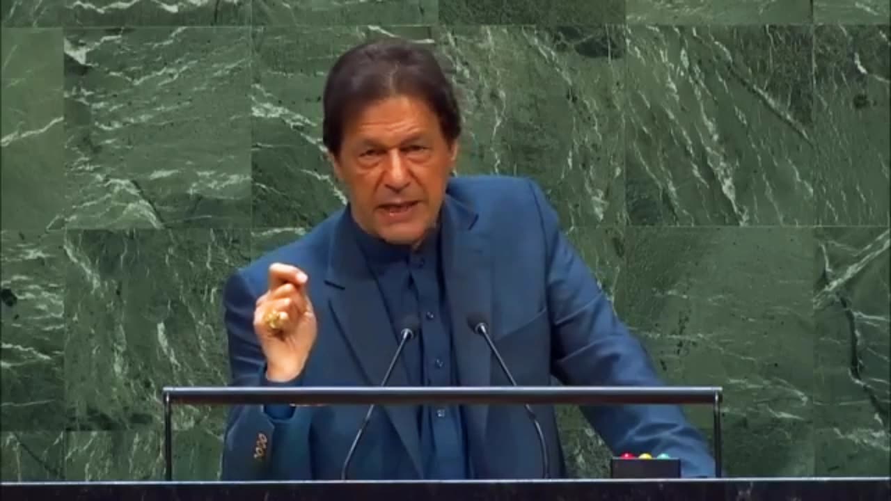 Address prime Minister Pakistan Imran Khan general debate 74th session 3 year ago