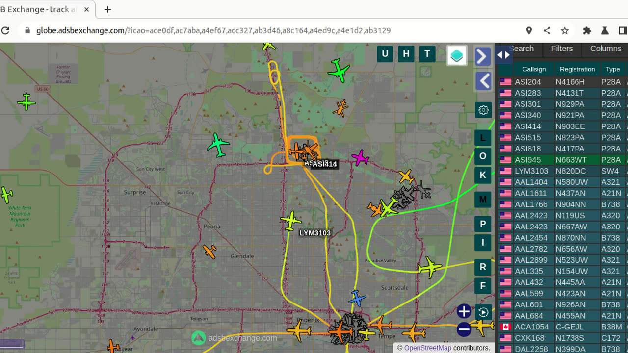 LYM3103 again, plane bangin from KDVT - Jan 24th 2024 -