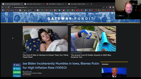 Biden shakes hands with a ghost?