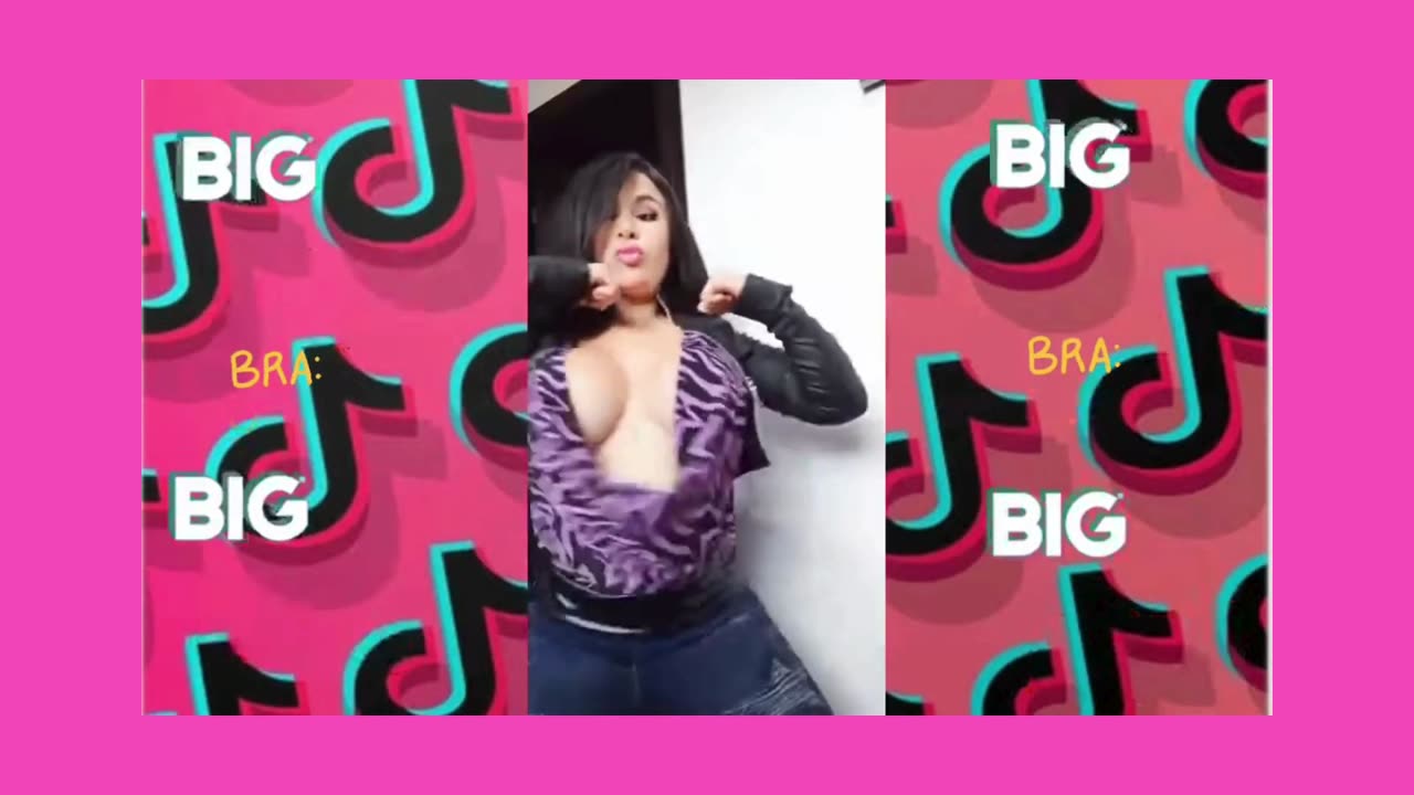 TikTok Big Bang challenge 🍒 No Bra