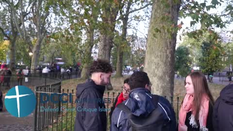 Allah orders haram things Speakers Corner