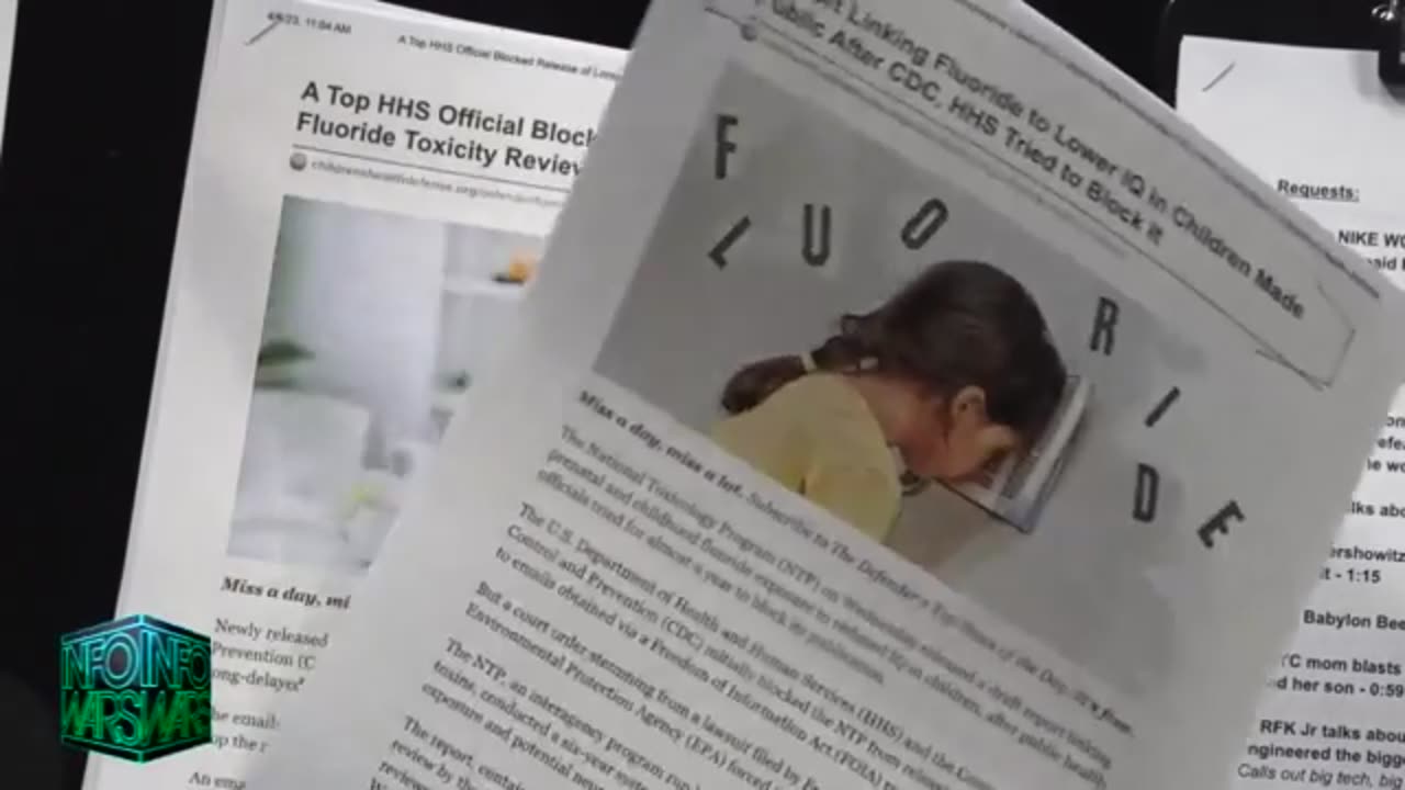 Alex Jones - Apr 6, 2023 Hr1 - Fluoride discussion