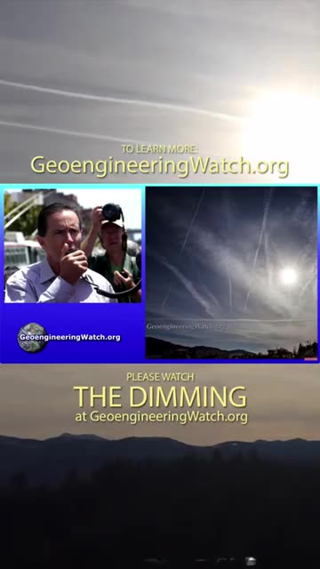 Depopulation - Dane Wigington - Chemtrails - 'Superglue' For The Atmosphere, 90 Second Alert