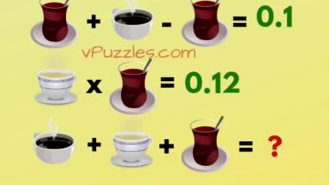 Solve this unique tea math puzzel