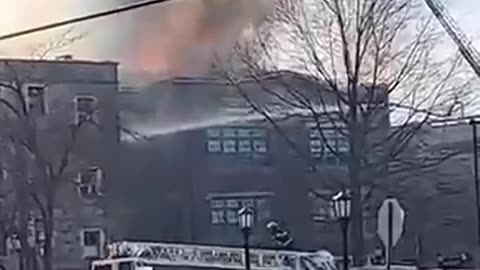 Breaking: Massive fire breaks out at a Philadelphia Catholic School.