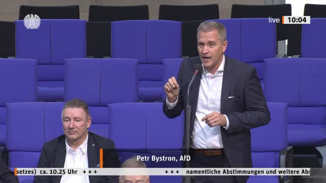 Petr Bystron Kurzintervention vom 11.11.2022 - Änderung des Atomgesetzes