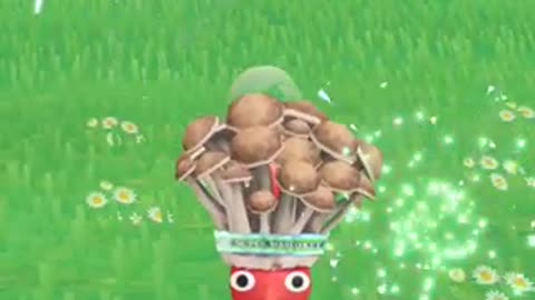 Pikmin Bloom-Red Pikmin With Mushroom Hat