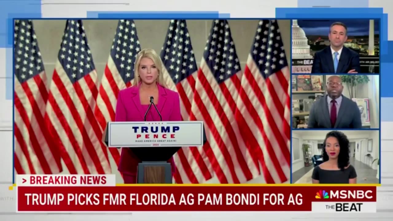 Professor on MSNBC warns ‘we should all fear’ new attorney general pick Pam Bondi