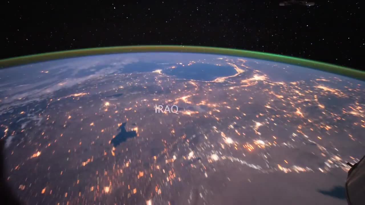 All continents from space