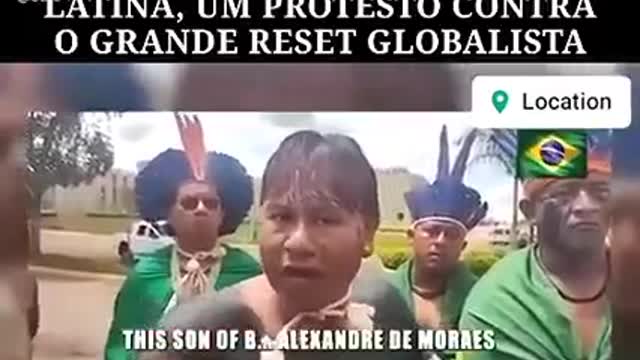 O BRASIL INICIA, NA AMÉRICA LATINA, UM PROTESTO CONTRA O GRANDE RESET GLOBALISTA